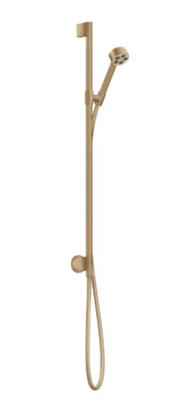 Axor One Shower Set 75 1jet Ecosmart With Wall Connection Brushed Bronze