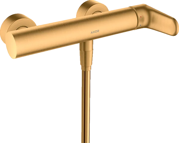Axor Citterio M Single Lever Manual Shower Mixer For Exposed Installation Brushed Gold Optic
