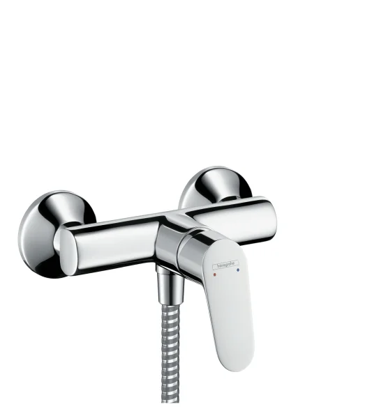 Hansgrohe Focus Single Lever Manual Shower Mixer For Exposed Installation With 2 Flow Rates Chrome