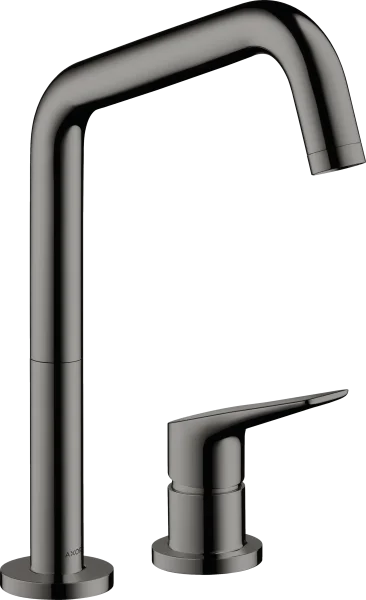 Axor Citterio M 2-hole Single Lever Kitchen Mixer 240 With Swivel Spout Polished Black Chrome