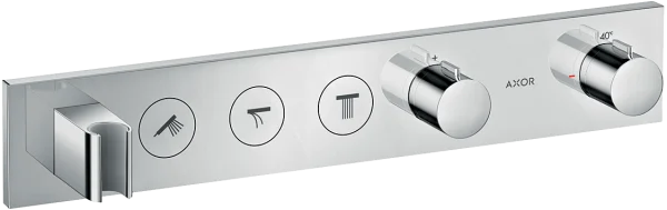 Axor Showersolutions Thermostatic Module Select 530/90 For Concealed Installation For 3 Outlets Chrome