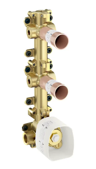 Axor One Basic Set For Thermostatic Module, Concealed Installation For 2 Functions