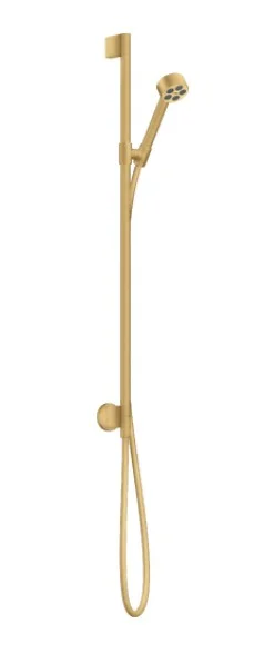 Axor One Shower Set 75 1jet Ecosmart With Wall Connection Brushed Gold Optic