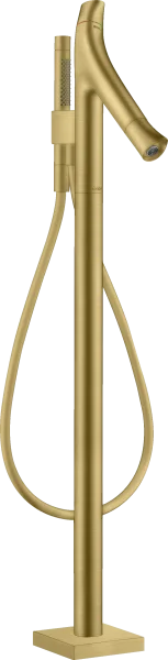 Axor Starck Organic Thermostatic Bath Mixer Floor-standing Gold Brushed