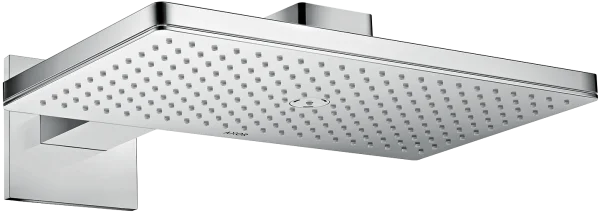 Axor Showersolutions Overhead Shower 460/300 1jet With Shower Arm And Square Escutcheon Chrome