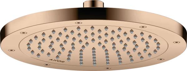 Axor Showersolutions Overhead Shower 245 1jet Ecosmart+ Polished Red Gold