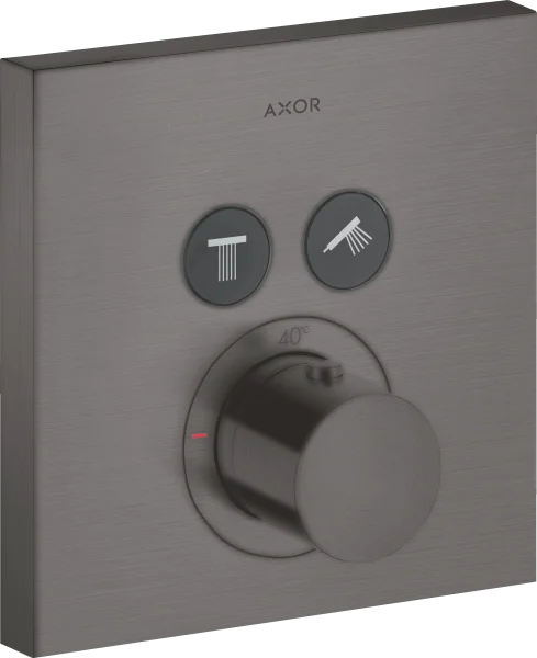Axor Showersolutions Thermostatic Mixer Square For Concealed Installation For 2 Outlets