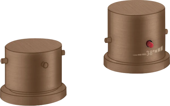 Axor Starck 2-hole Rim-mounted Thermostatic Bath Mixer With Zero Handles