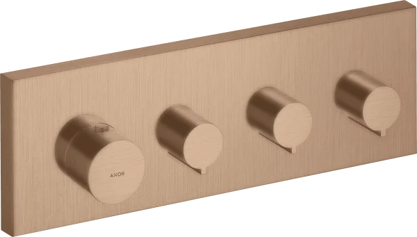 Axor Showersolutions Thermostatic Module 360/120 Square For Concealed Installation For 3 Outlets
