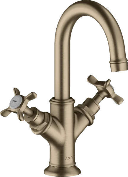 Axor Montreux 2-handle Basin Mixer 160 With Cross Handles For Cloakroom Basins With Pop-up Waste Brushed Nickel