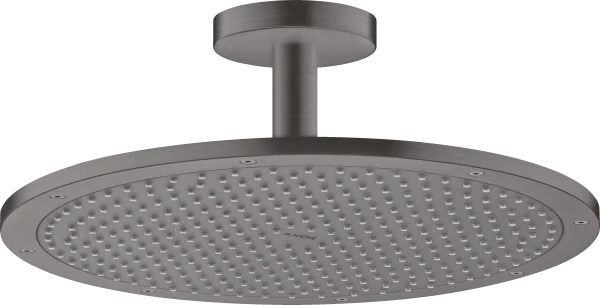 Axor Showersolutions Overhead Shower 350 1jet With Ceiling Connection Brushed Black Chrome