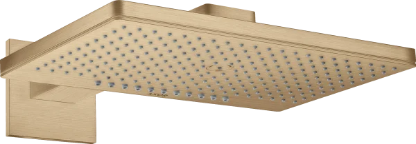 Axor Showersolutions Overhead Shower 460/300 2jet With Shower Arm And Square Escutcheon Brushed Bronze