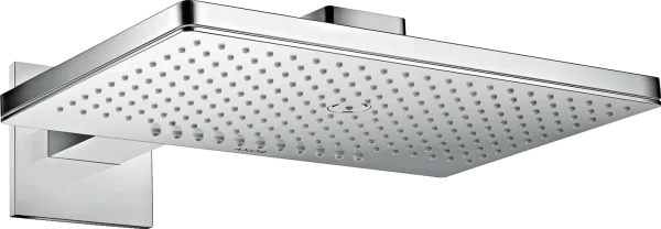 Axor Showersolutions Overhead Shower 460/300 2jet With Shower Arm And Square Escutcheon Chrome