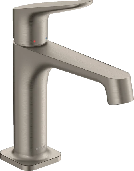 Axor Citterio M Single Lever Basin Mixer 100 With Waste Stainless Steel Optic