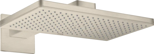 Axor Showersolutions Overhead Shower 460/300 1jet With Shower Arm And Square Escutcheon Brushed Nickel