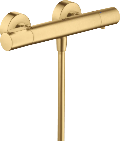Axor Citterio M Thermostatic Shower Mixer For Exposed Installation Brushed Gold Optic