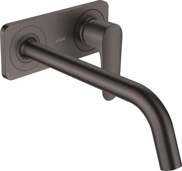 Axor Citterio M Single Lever Basin Mixer For Concealed Installation Wall-mounted With Spout 227 Mm And Plate