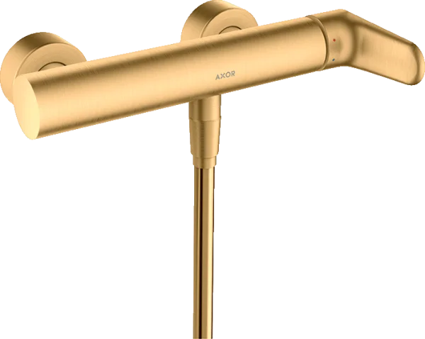 Axor Citterio M Single Lever Manual Shower Mixer For Exposed Installation Brushed Brass
