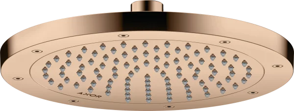Axor Showersolutions Overhead Shower 245 1jet Polished Red Gold