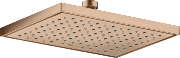 Axor Showersolutions Overhead Shower 245/185 1jet Brushed Red Gold