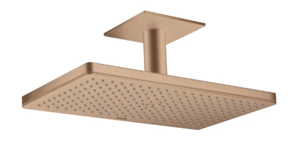 Axor Showersolutions Overhead Shower 460/300 1jet With Ceiling Connection Brushed Red Gold