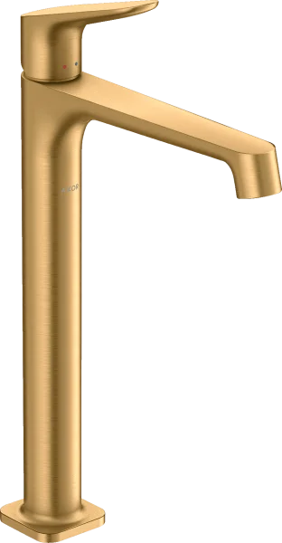 Axor Citterio M Single Lever Basin Mixer 250 For Wash Bowls Without Waste Brushed Brass