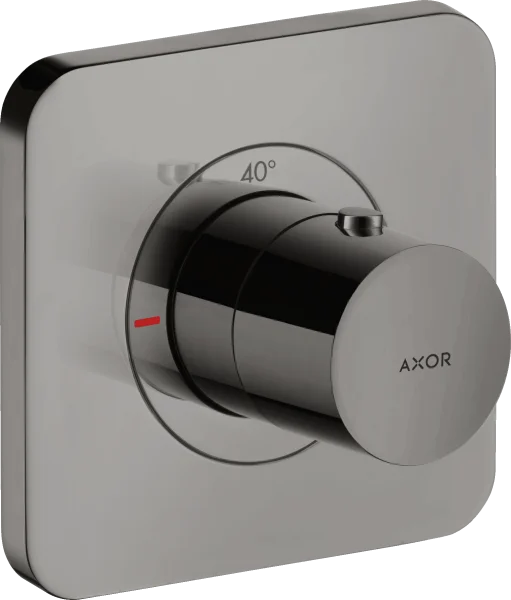 Axor Citterio E Thermostatic Mixer 120/120 For Concealed Installation Polished Black Chrome