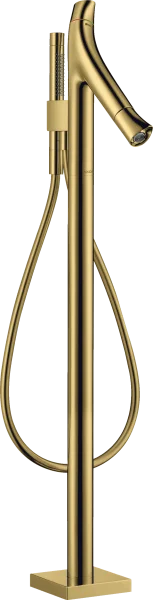 Axor Starck Organic Thermostatic Bath Mixer Floor-standing Gold Polished