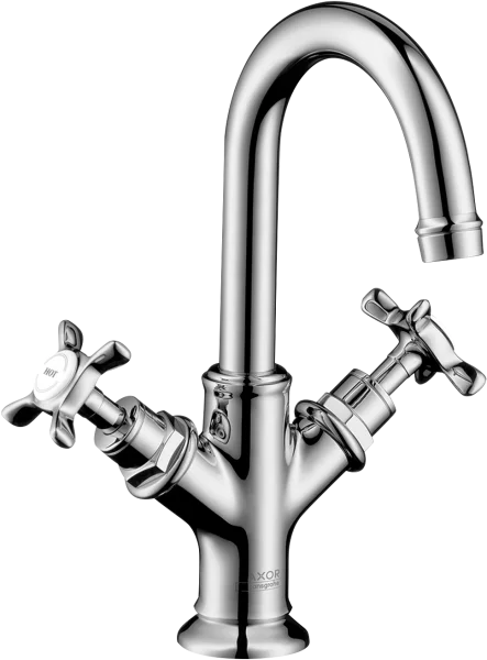 Axor Montreux 2-handle Basin Mixer 160 With Cross Handles For Cloakroom Basins With Pop-up Waste Chrome