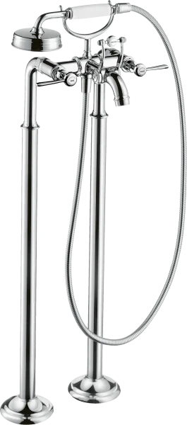 Axor Montreux 2-handle Manual Bath Mixer Floor-standing With Lever Handles Chrome