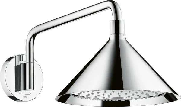 Axor Showers/front Overhead Shower 240 2jet With Shower Arm Chrome