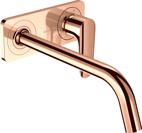 Axor Citterio M Single Lever Basin Mixer For Concealed Installation Wall-mounted With Spout 227 Mm And Plate