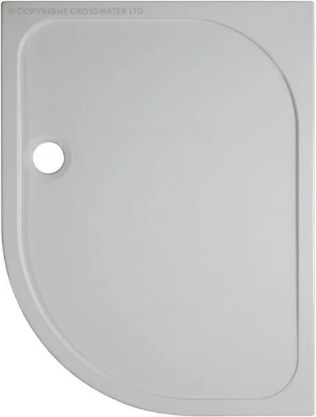 Crosswater Offset Quadrant Shower Tray 800 X 1200 Right Hand 45mm