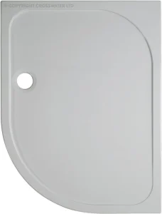 Crosswater Offset Quadrant Shower Tray 800 X 1200 Right Hand 45mm