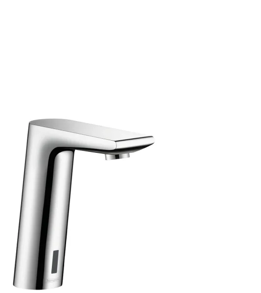 Hansgrohe Metris S Electronic Basin Mixer With Temperature Pre-adjustment And Battery Operated Chrome