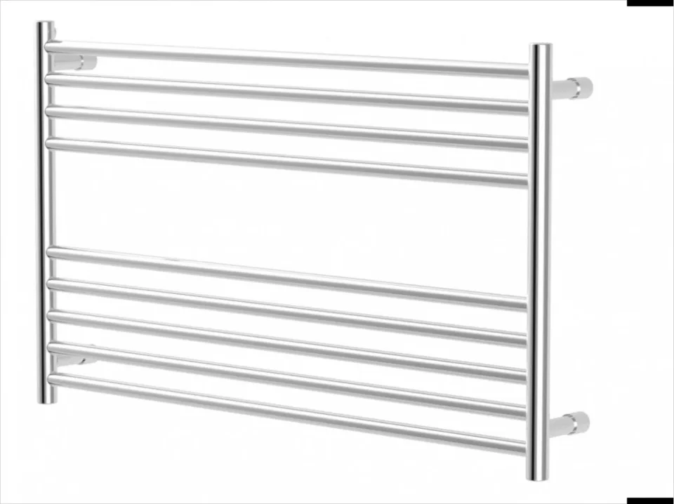 Vogue Pearl Towel Radiator Heating Only - Polished Stainless Steel 600X1000 product image - Image 1