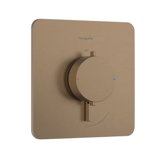Hansgrohe Ecostat Comfort Q Thermostat For Concealed Installation For 1 Function Brushed Bronze