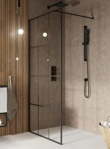 Scudo S8 Grid Wetroom Screen 900 X 2000mm Grid Glass
