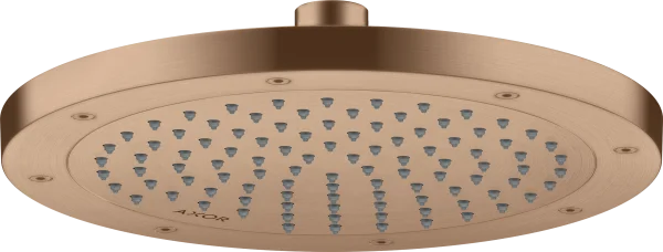 Axor Showersolutions Overhead Shower 245 1jet Ecosmart Brushed Red Gold