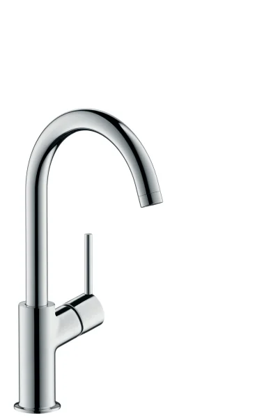 Hansgrohe Talis Single Lever Basin Mixer 210 With Swivel Spout And Push-open Waste Chrome