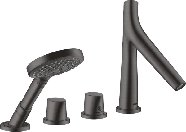 Axor Starck Organic 4-hole Tile Mounted Thermostatic Bath Mixer