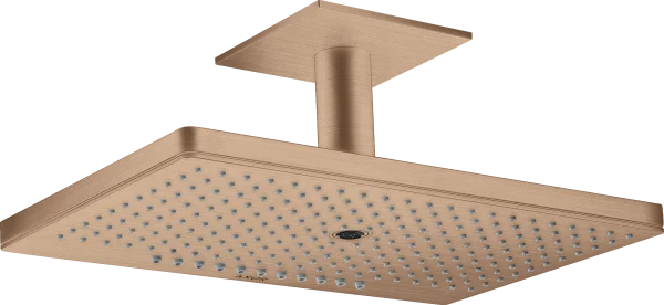 Axor Showersolutions Overhead Shower 460/300 3jet With Ceiling Connection Brushed Red Gold