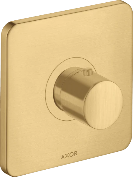 Axor Citterio M Thermostatic Mixer Highflow For Concealed Installation Brushed Gold Optic