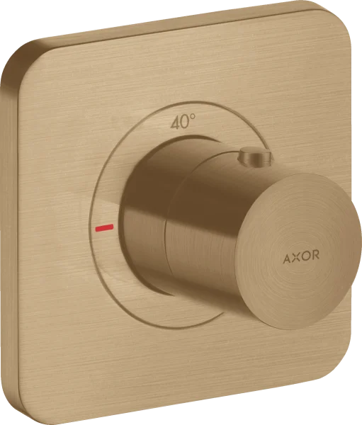 Axor Citterio E Thermostatic Mixer 120/120 For Concealed Installation Brushed Bronze
