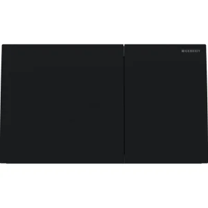 Geberit Sigma70 Square Flush Plate For Dual Flush - Stainless Steel - Matt Black