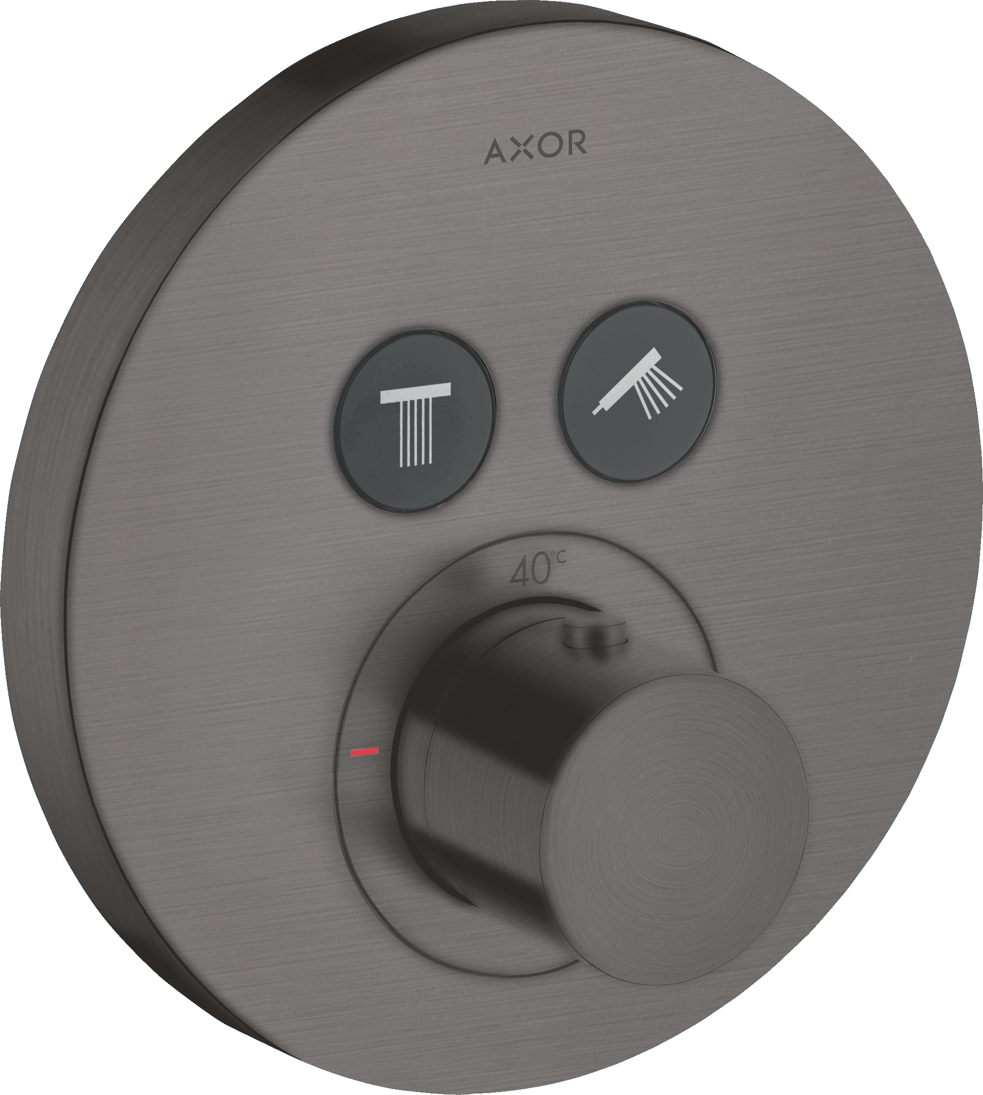 Axor Showersolutions Thermostatic Mixer Round For Concealed Installation For 2 Outlets