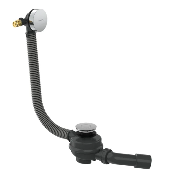 Hansgrohe Exafill Complete Set Bath Filler, Waste And Overflow Set For Bathtub Chrome