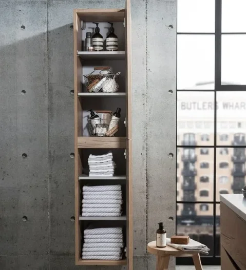 Crosswater Glide Ii Tower Unit Windsor Oak detail view - Image 4