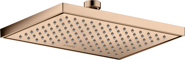 Axor Showersolutions Overhead Shower 245/185 1jet Polished Red Gold