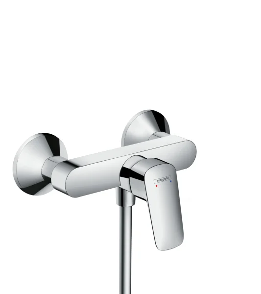 Hansgrohe Logis Single Lever Manual Shower Mixer For Exposed Installation With Centre Distance 15.3 Cm Chrome